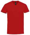 02940 Imperial V SOL'S Imperial V Neck T-Shirt Red colour image